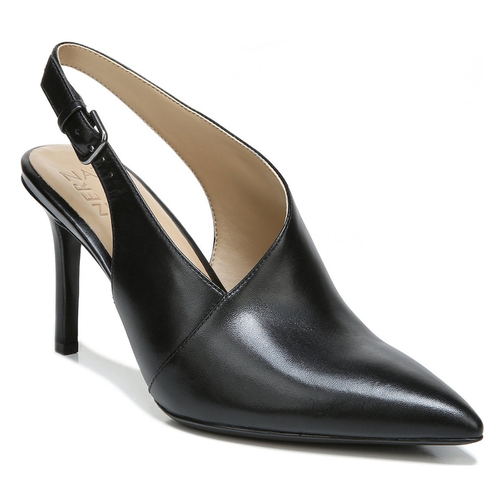 Naturalizer Arlo Slingback Heels. Black. 6.5